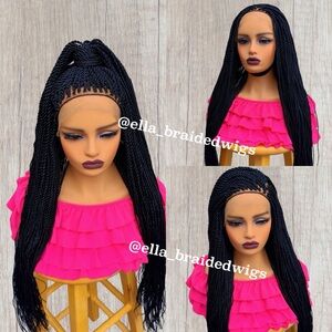 Braided wigs Senegalese twists wig frontal lace wig